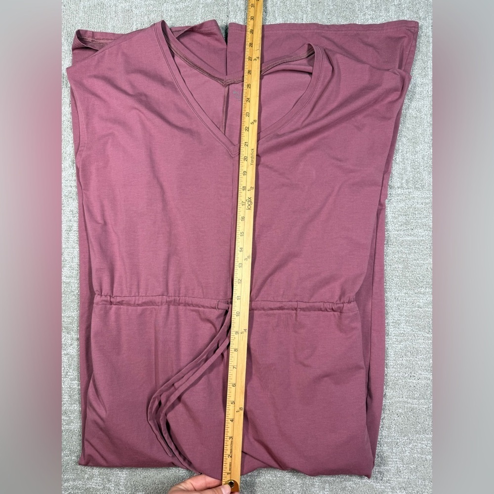 Athleta Pink Willow Jumpsuit Wide Leg Size Large - Picture 7 of 9